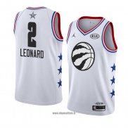 Maillot All Star 2019 Tornto Raptors Kawhi Leonard No 2 Blanc2