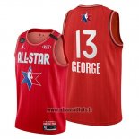 Maillot All Star 2020 Los Angeles Clippers Paul George No 13 Rouge