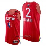 Maillot All Star 2020 Western Conference Kawhi Leonard No 2 Rouge