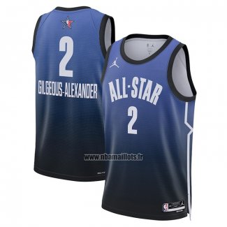 Maillot All Star 2023 Oklahoma City Thunder Shai Gilgeous-Alexander NO 2 Bleu