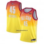 Maillot All Star 2023 Utah Jazz Donovan Mitchell NO 45 Orange