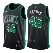 Maillot Boston Celtics Aron Baynes No 46 Statehommet 2017-18 Noir