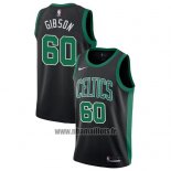 Maillot Boston Celtics Jonathan Gibson No 60 Statement 2017-18 Noir