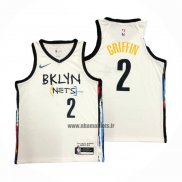 Maillot Brooklyn Nets Blake Griffin NO 2 Ville 2020-21 Blanc