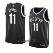 Maillot Brooklyn Nets Kyrie Irving No 11 Icon 2019-20 Noir