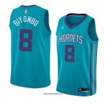 Maillot Charlotte Hornets Bismack Biyombo No 8 Icon 2018 Vert