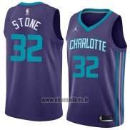 Maillot Charlotte Hornets Julyan Stone No 32 Statement 2018 Volet