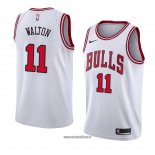 Maillot Chicago Bulls Derrick Walton No 11 Association 2018 Blanc