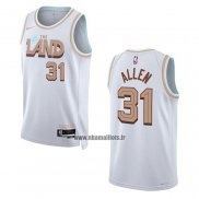 Maillot Cleveland Cavaliers Jarrett Allen NO 31 Ville 2022-23 Blanc