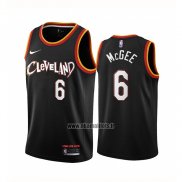 Maillot Cleveland Cavaliers Javale Mcgee No 6 Ville 2020-21 Noir