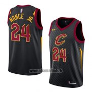 Maillot Cleveland Cavaliers Larry Nance Jr. No 24 Statement 2018 Noir