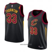 Maillot Cleveland Cavaliers Marcus Thornton No 33 Statement 2018 Noir