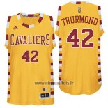 Maillot Cleveland Cavaliers Nate Thurmond No 42 Retro Jaune