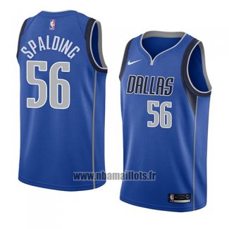 Maillot Dallas Mavericks Ray Spalding No 56 Icon 2018 Bleu