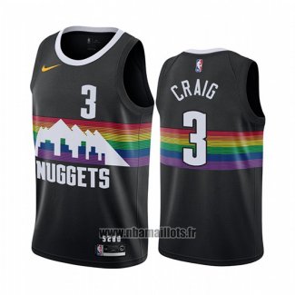 Maillot Denver Nuggets Torrey Craig No 3 Ville Noir