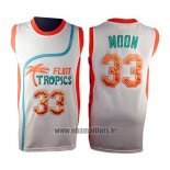 Maillot Film Flint Tropscs Jackie Moon No 33 Blanc