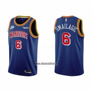 Maillot Golden State Warriors Alen Smailagic NO 6 75th Anniversary Bleu