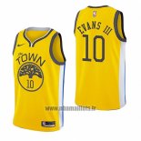 Maillot Golden State Warriors Jacob Evans Iii No 10 Earned 2018-19 Jaune