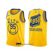 Maillot Golden State Warriors Juan Toscano-anderson NO 95 Classic Or