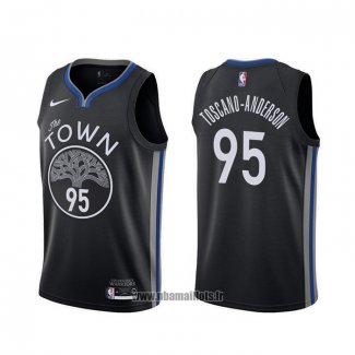 Maillot Golden State Warriors Juan Toscano-anderson NO 95 Ville Noir