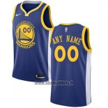 Maillot Golden State Warriors Personnalise 2017-18 Bleu