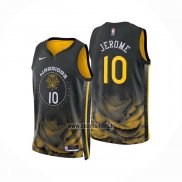 Maillot Golden State Warriors Ty Jerome NO 10 Ville 2022-23 Noir