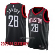 Maillot Houston Rockets Alperen Sengun NO 28 Statement 2023-24 Noir