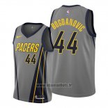 Maillot Indiana Pacers Bojan Bogdanovic No 44 Ville Edition Gris