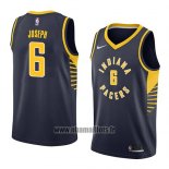 Maillot Indiana Pacers Cory Joseph No 6 Icon 2018 Bleu