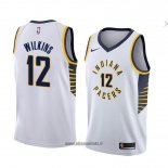 Maillot Indiana Pacers Damien Wilkins No 12 Association 2018 Blanc