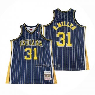 Maillot Indiana Pacers Reggie R.miller NO 31 Mitchell & Ness1994-95 Bleu