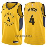 Maillot Indiana Pacers Victor Oladipo No 4 Statement 2017-18 Jaune