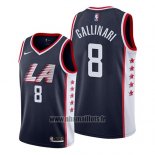 Maillot Los Angeles Clippers Danilo Gallinari No 8 Ville 2019 Bleu