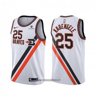 Maillot Los Angeles Clippers Mfiondu Kabengele NO 25 Classic Edition 2019-20 Blanc