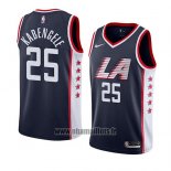 Maillot Los Angeles Clippers Mfiondu Kabengele No 25 Ville 2019 Bleu