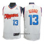 Maillot Los Angeles Clippers Paul George No 13 2019-20 Blanc