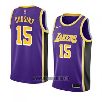 Maillot Los Angeles Lakers Demarcus Cousins No 15 Statement 2019-20 Volet