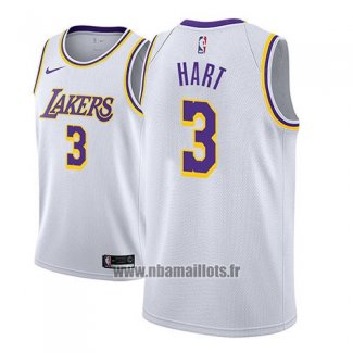 Maillot Los Angeles Lakers Josh Hart No 3 Association 2018-19 Blanc