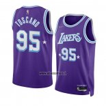 Maillot Los Angeles Lakers Juan Toscano-Anderson NO 95 Ville 2021-22 Volet