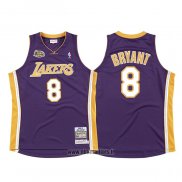 Maillot Los Angeles Lakers Kobe Bryant No 8 2000-01 Finals Volet