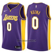 Maillot Los Angeles Lakers Kyle Kuzma No 0 Statement 2018 Volet