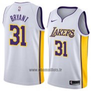 Maillot Los Angeles Lakers Thomas Bryant No 31 Association 2018 Blanc