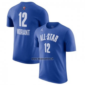 Maillot Manche Courte All Star 2023 Ja Morant Bleu