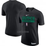 Maillot Manche Courte Boston Celtics Practice Performance 2022-23 Noir