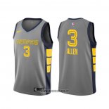 Maillot Memphis Grizzlies Grayson Allen NO 3 Ville Gris