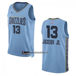 Maillot Memphis Grizzlies Jaren Jackson JR. NO 13 Statement 2022-23 Bleu