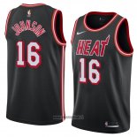 Maillot Miami Heat James Johnson No 16 Classic 2018 Noir