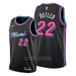 Maillot Miami Heat Jimmy Butler No 22 Ville 2019 Noir