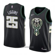 Maillot Milwaukee Bucks Deandre Liggins No 25 Statement 2018 Noir