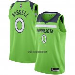 Maillot Minnesota Timberwolves D'angelo Russell NO 0 Statement 2020-21 Vert